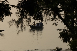 A boatman in Ganges